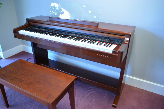 Kurzweil Mark 12 digital piano, cherry - Upright - Console Pianos